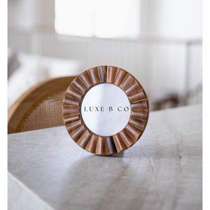 Cane Disc Photo Frame