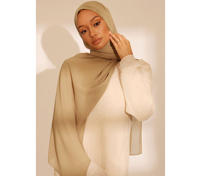 Chiffon Hijab - Brush CULTUR HIJAB CO.