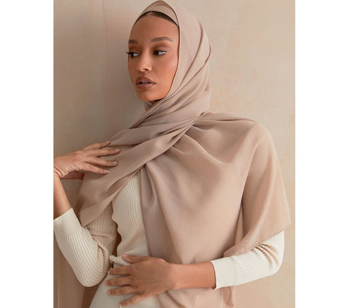 Chiffon Hijab - Dust CULTUR HIJAB CO.