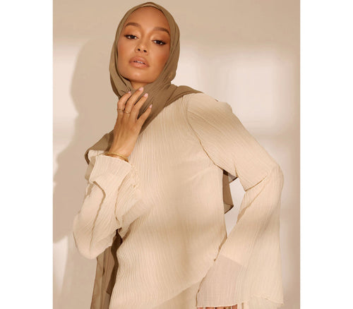 Chiffon Hijab - Porcini CULTUR HIJAB CO.