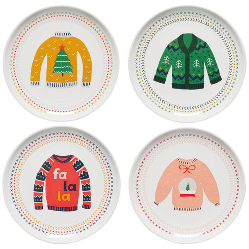 Christmas Sweater Plate