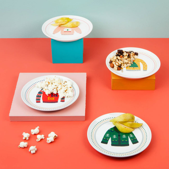 Christmas Sweater Plate