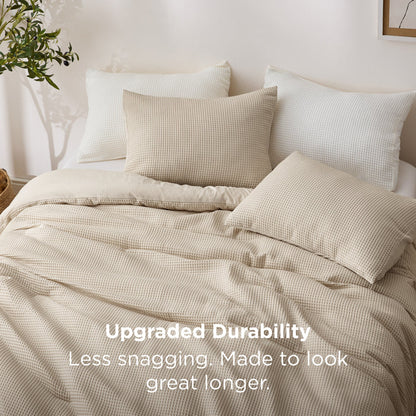 Classic Waffle Comforter Set