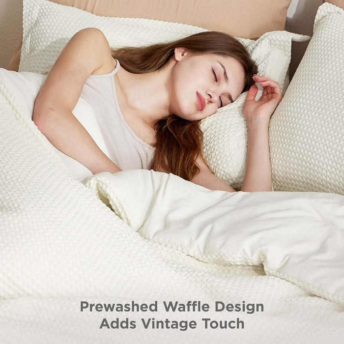 GentleSoft™ Classic Waffle Weave Comforter Set
