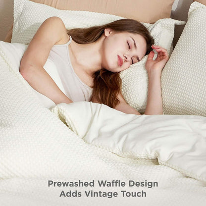 GentleSoft™ Classic Waffle Weave Comforter Set