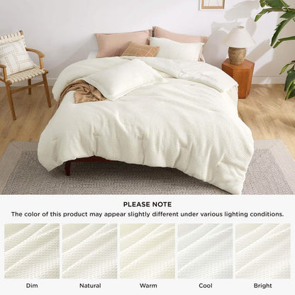 GentleSoft™ Classic Waffle Weave Comforter Set