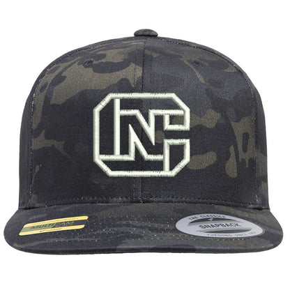 CN Logo Tactical Black MultiCam Hat Snapback