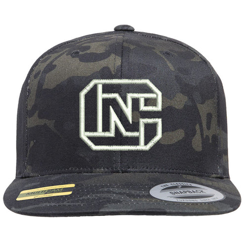CN Logo Tactical Black MultiCam Hat Snapback
