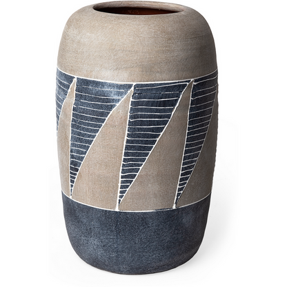 Cora Grey/Brown Ceramic Vase