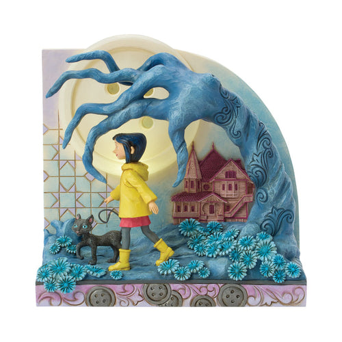 Coraline by Jim Shore | Coraline Claw Tree and Moon | Figurine