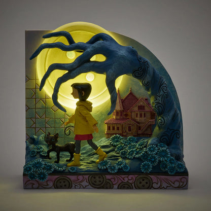 Coraline by Jim Shore | Coraline Claw Tree and Moon | Figurine