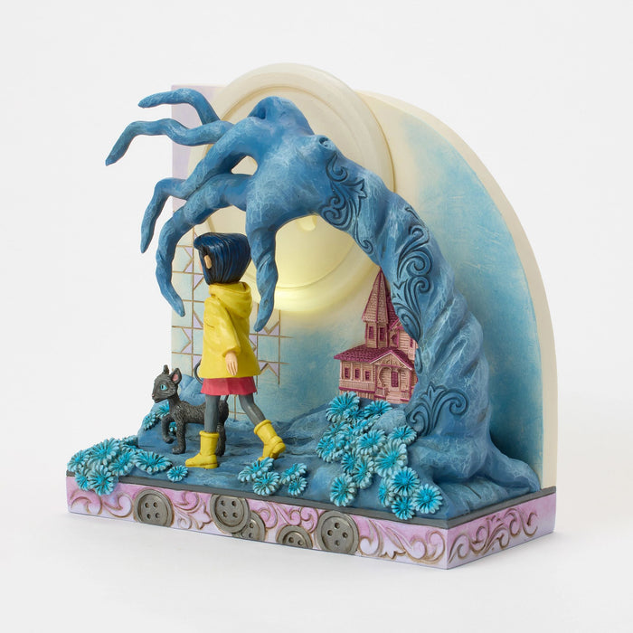 Coraline by Jim Shore | Coraline Claw Tree and Moon | Figurine