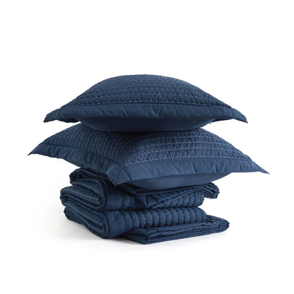 Navy (Solid Border) / Twin