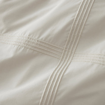 Cotton Embroidered Hotel Duvet Cover Set