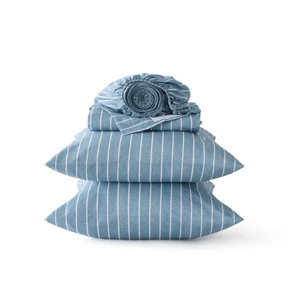 Striped Dark Blue / Queen