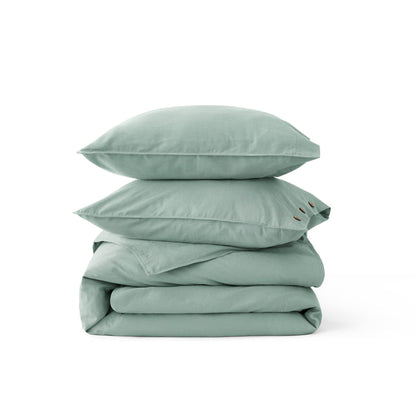 Cotton Linen Hybrid Duvet Cover Set