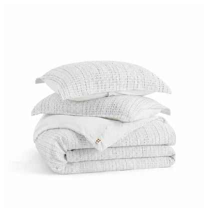Cotton Waffle Space-Dyed Duvet Cover Set