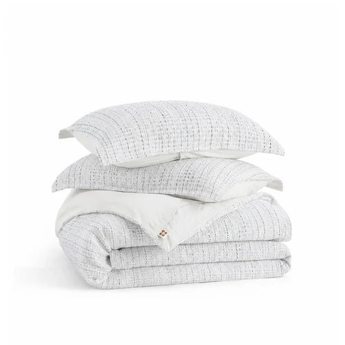 Cotton Waffle Space-Dyed Duvet Cover Set