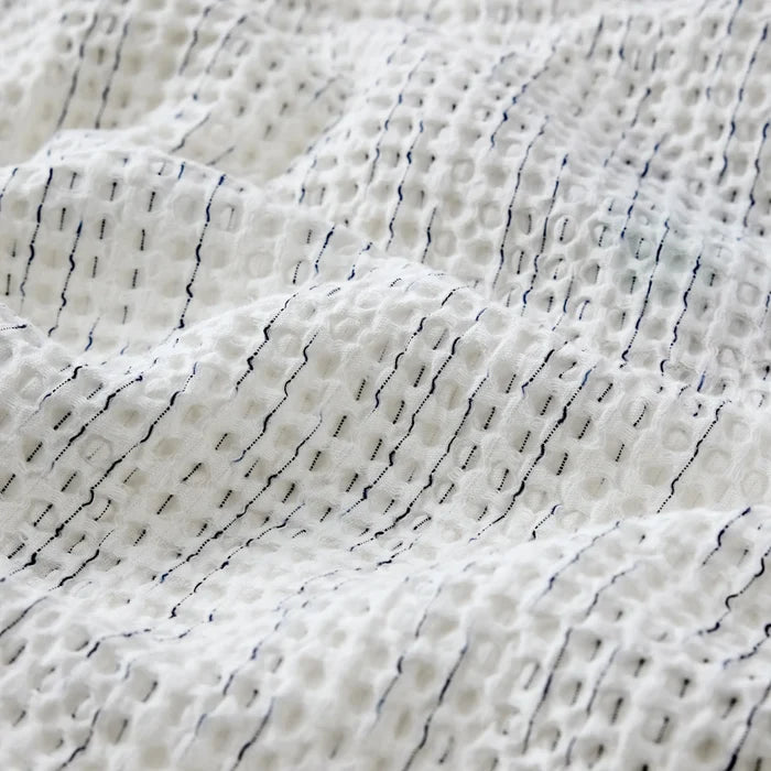 Cotton Waffle Space-Dyed Duvet Cover Set