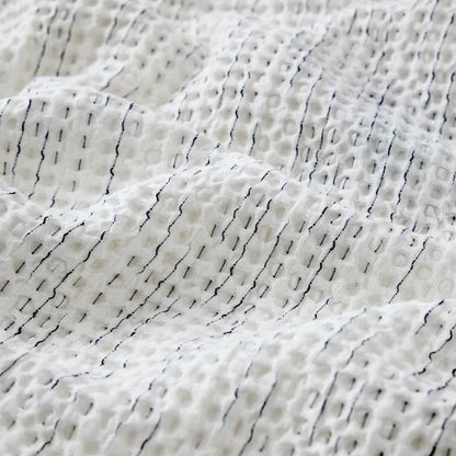 Cotton Waffle Space-Dyed Duvet Cover Set