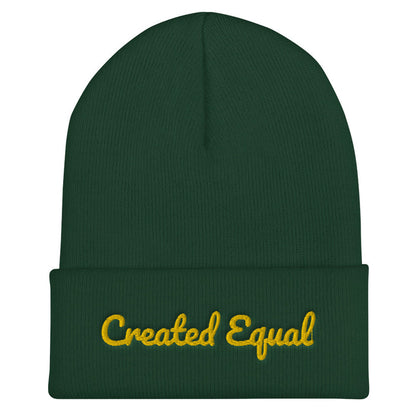 Created Equal Cuffed Beanie