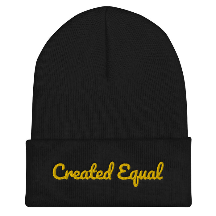 Created Equal Cuffed Beanie