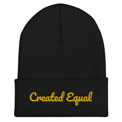 Created Equal Cuffed Beanie