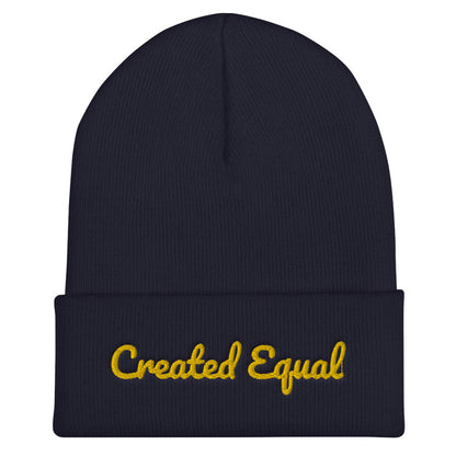 Created Equal Cuffed Beanie