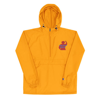 Created Equal Embroidered Champion Packable Jacket