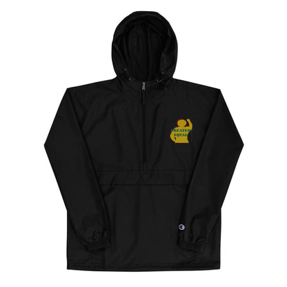 Created Equal Embroidered Champion Packable Jacket