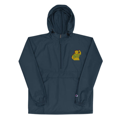 Created Equal Embroidered Champion Packable Jacket