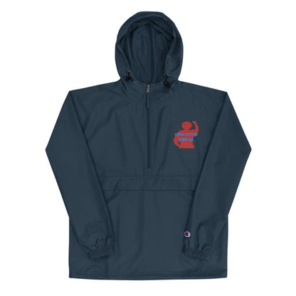 Created Equal Embroidered Champion Packable Jacket
