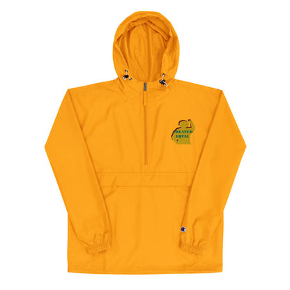 Created Equal Embroidered Champion Packable Jacket