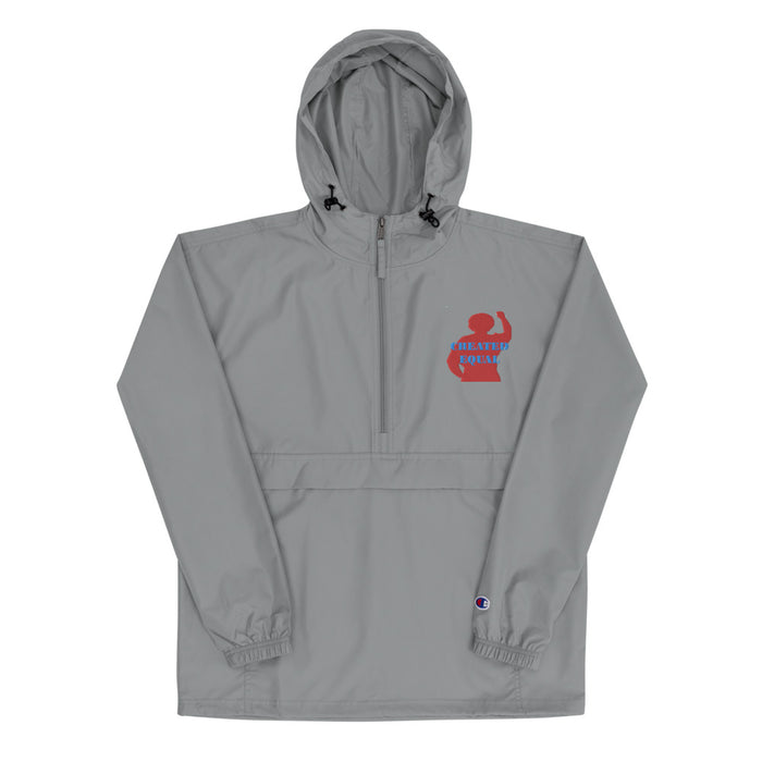 Created Equal Embroidered Champion Packable Jacket