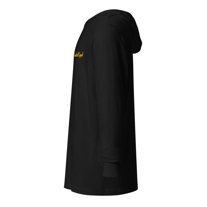 Created Equal Hooded long-sleeve tee