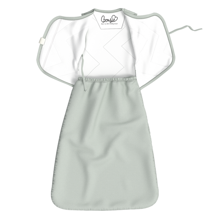 Cuddle Bundle - Avocado Cuddle Sack + Milk Footie