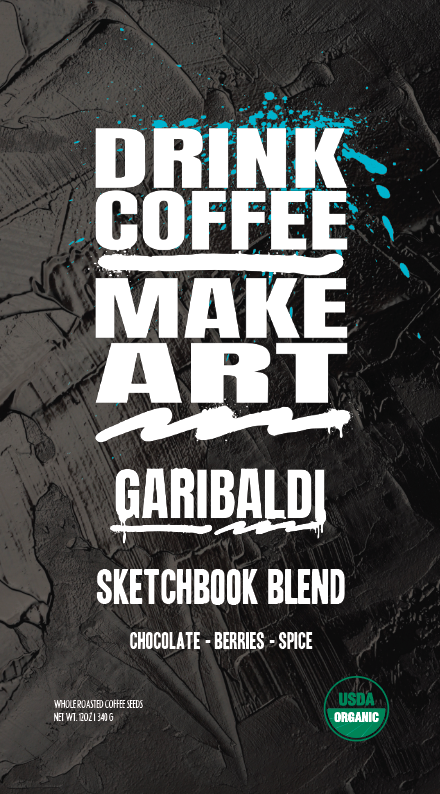 David Garibaldi Private Label 12oz coffee