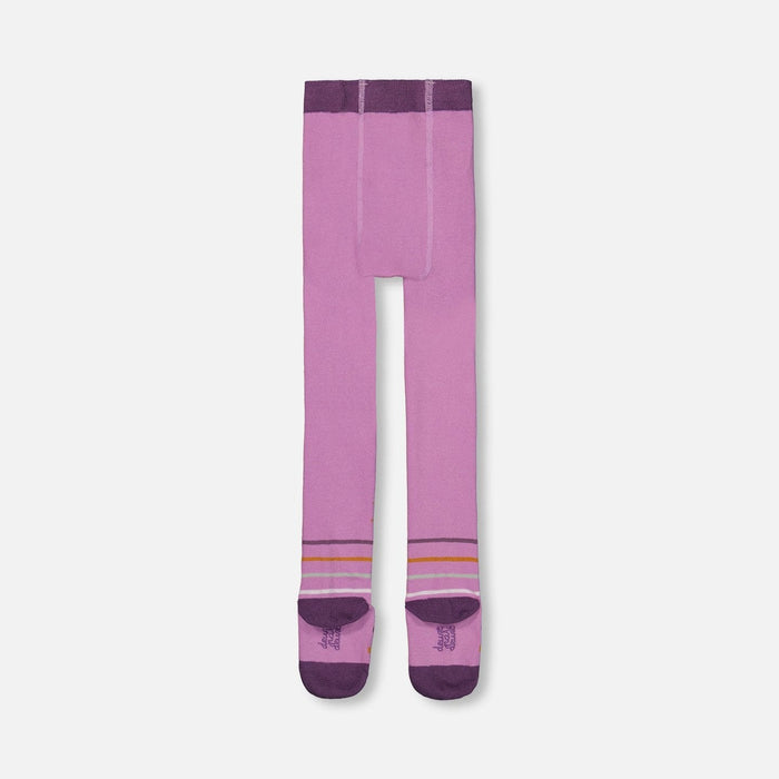 Deux Par Deux Tights - Cat Lavender-G20FT-525 6-12M-Pumpkin Pie Kids Canada