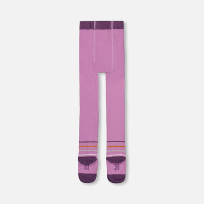 Deux Par Deux Tights - Cat Lavender-G20FT-525 6-12M-Pumpkin Pie Kids Canada
