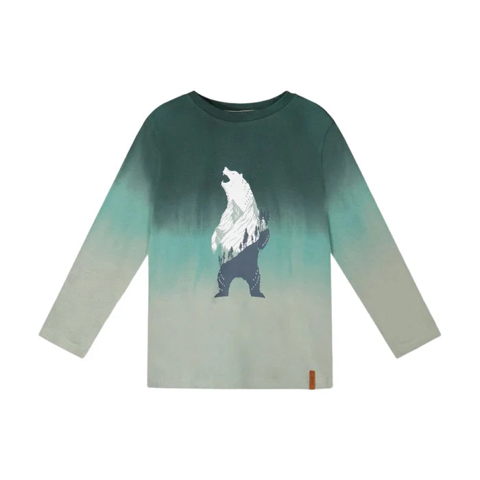 Deux Par Deux Top - Jungle Green-H20U72-292 4-Pumpkin Pie Kids Canada