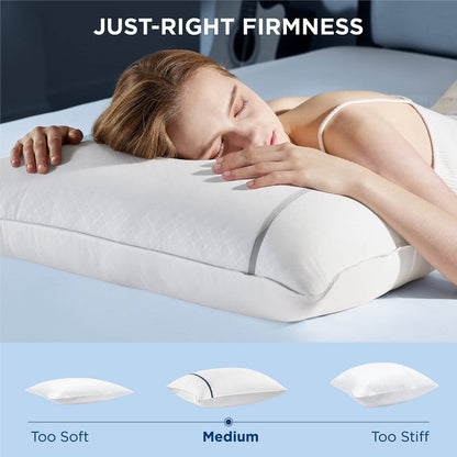 GentleSoft™ Diamond Pattern Pillows 2pk