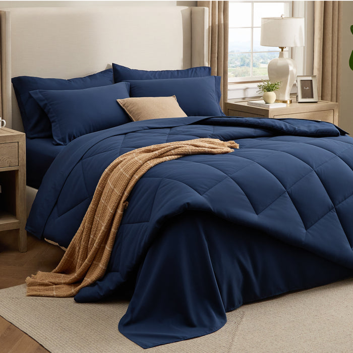 Diamond Quilted Bed-in-a-bag