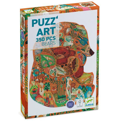 Djeco Puzz'art Puzzle 350pc - Bears-DJ07661-Pumpkin Pie Kids Canada