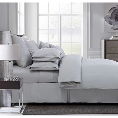 Egyptian Cotton Duvet Cover Set in Smoke