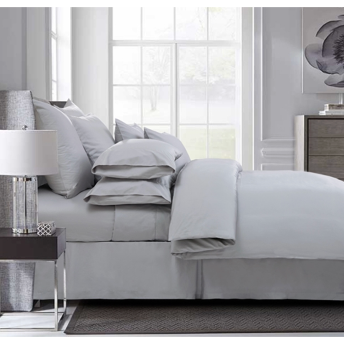 Egyptian Cotton Duvet Cover Set in Smoke