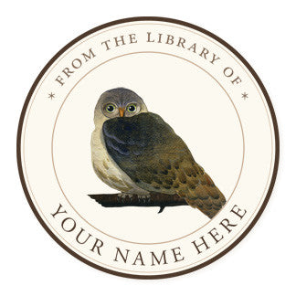 Elf Owl - Ex Libris Medallions