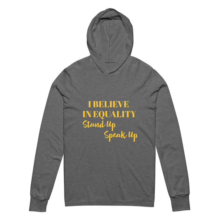 Equality Hooded long-sleeve tee