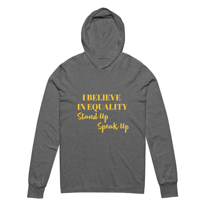 Equality Hooded long-sleeve tee