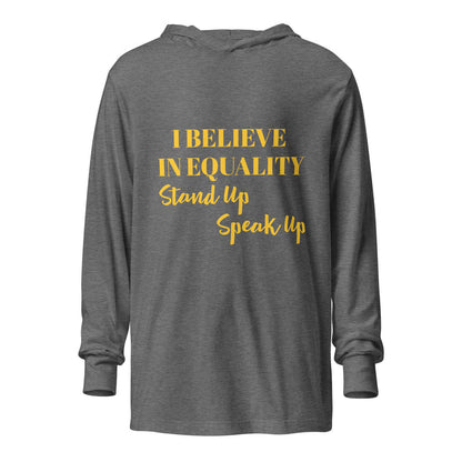 Equality Hooded long-sleeve tee