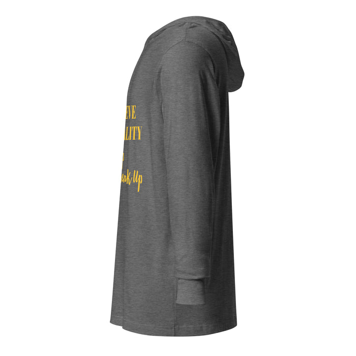 Equality Hooded long-sleeve tee